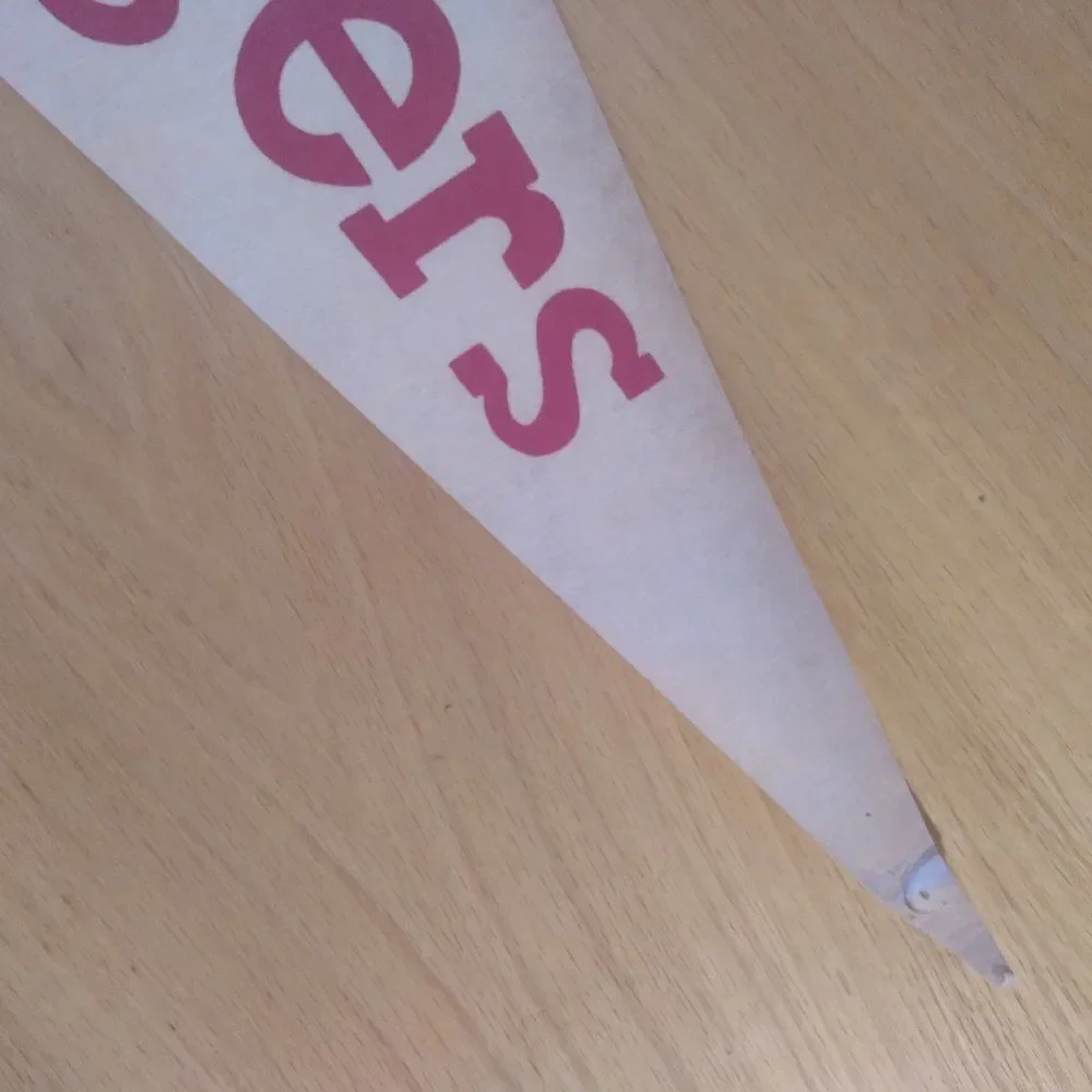Vintage 60s Texas Rangers MLB Pennant Flag